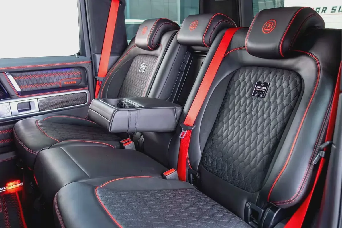 Mercedes Benz G63 AMG-Brabus 900 Rocket Kit-Masterpiece Interior Black With Red Accents-Full Carbon-18-18