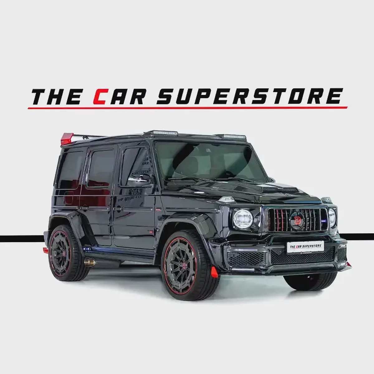 Mercedes Benz G63 AMG-Brabus 900 Rocket Kit-Masterpiece Interior Black With Red Accents-Full Carbon