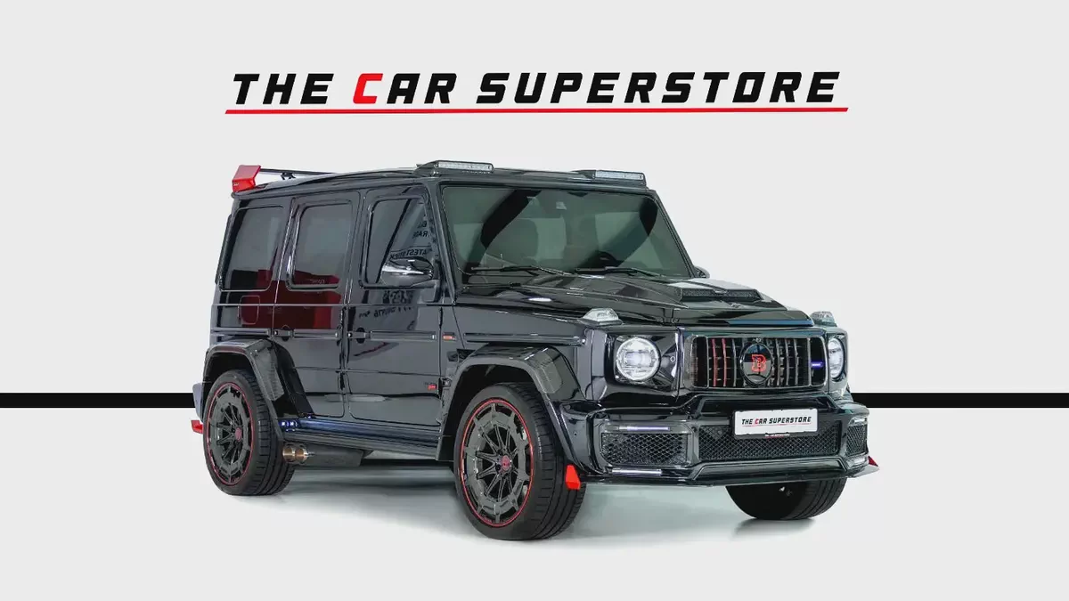 Mercedes Benz G63 AMG-Brabus 900 Rocket Kit-Masterpiece Interior Black With Red Accents-Full Carbon-1-1