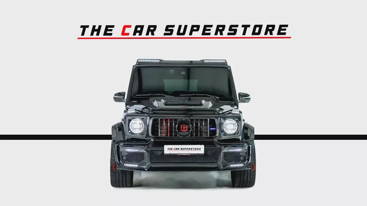 Mercedes Benz G63 AMG-Brabus 900 Rocket Kit-Masterpiece Interior Black With Red Accents-Full Carbon-2-2