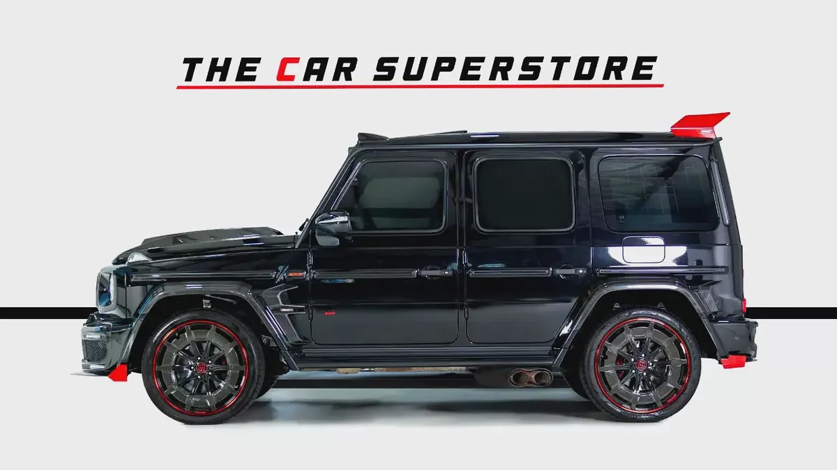 Mercedes Benz G63 AMG-Brabus 900 Rocket Kit-Masterpiece Interior Black With Red Accents-Full Carbon-4-4