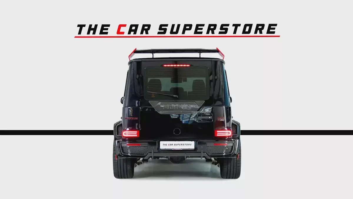 Mercedes Benz G63 AMG-Brabus 900 Rocket Kit-Masterpiece Interior Black With Red Accents-Full Carbon-6-6