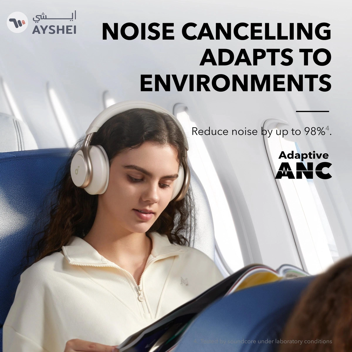 Soundcore By Anker, Space One, Adaptive Active Noise Cancelling Headphones-8-8