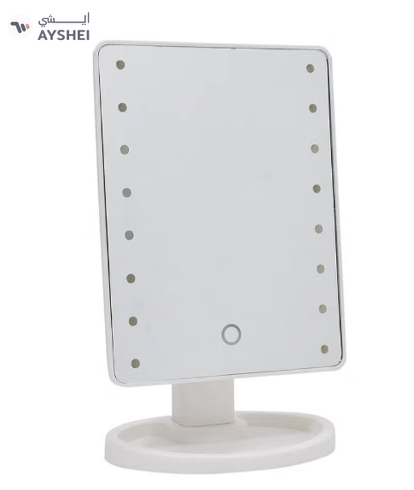 ORiTi Makeup Mirror With LED Lights White