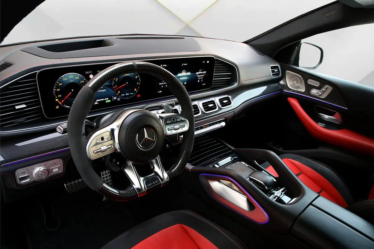 MERCEDES BENZ GLE 63 S - 2021 - GCC - CARBON EDITION - FULLY LOADED - AMAZING CONDITION-6-6