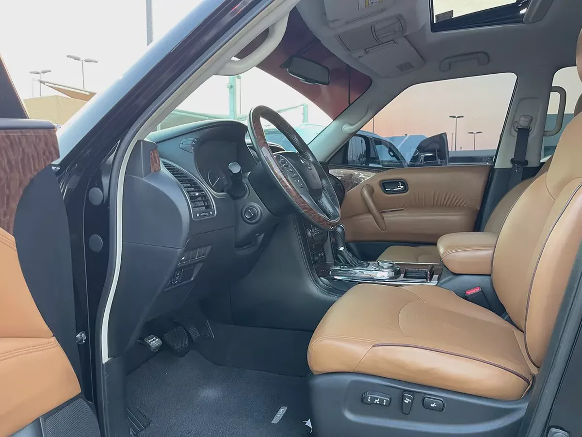 نيسان بترول 2016 خليجي V8 اسود Nissan Patrol LE Platinum 2016 GCC Specs-6-6
