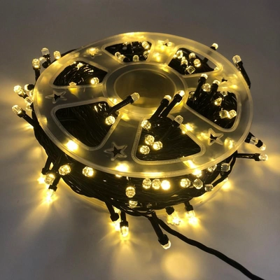 CRYSTAL LED DECORATIVE STRING LIGHTS-50M-WARM WHITE-0