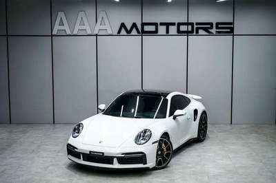 Porsche 911 Turbo 3.8L (580 HP) Coupe | GCC Specs | Full Option | Dealer Warranty Until 2027 | No Accident / No-1