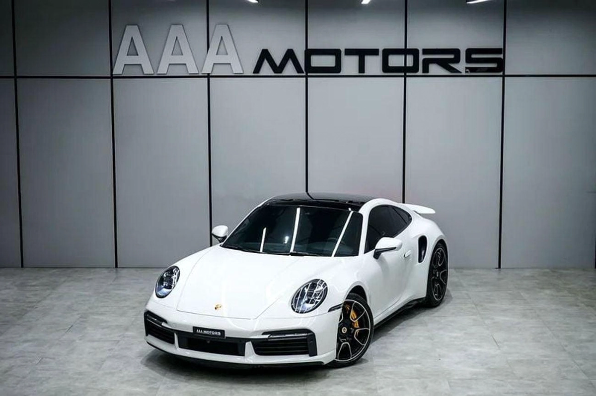 Porsche 911 Turbo 3.8L (580 HP) Coupe | GCC Specs | Full Option | Dealer Warranty Until 2027 | No Accident / No-1-0