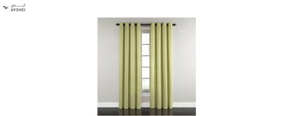 Curtain with Rod & Eyelet