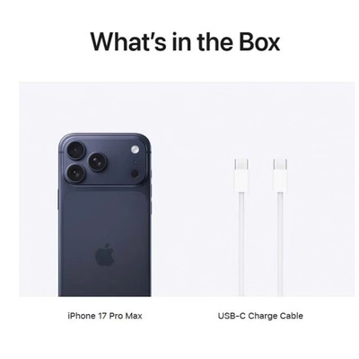 Apple iPhone 17 Pro Max 256 GB Deep Blue 5G (eSim only) With FaceTime - International Version-1