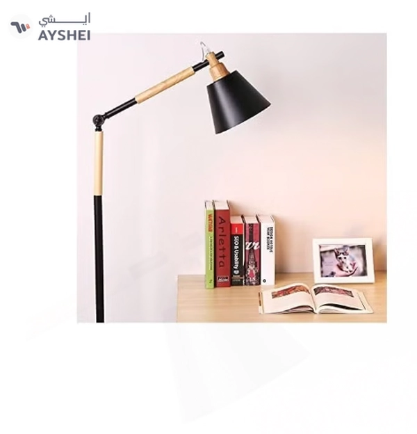 Daamudi Nordic Wooden Floor Lamp By Daamudi - White