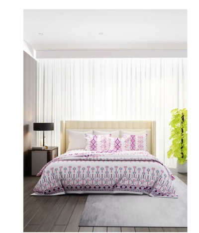 Raymond Home King Flat Sheet Super Soft 140 TC Pure Cotton-1
