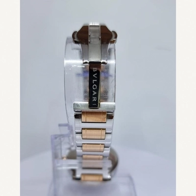 Bulgari Bulgari Gold & Steel with Bezel Factory Diamond Automatic 33mm Used (Good) | Year of production 2016 | No original box | Original papers-6