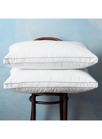 Hours Princess Hotel Pillow Pack Of 2 Microfiber 1Cm Stripe Pillow, 1000Grms-1