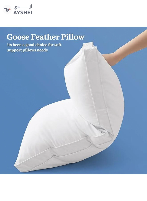 Hours Princess Hotel Pillow Pack Of 2 Microfiber 1Cm Stripe Pillow, 1000Grms