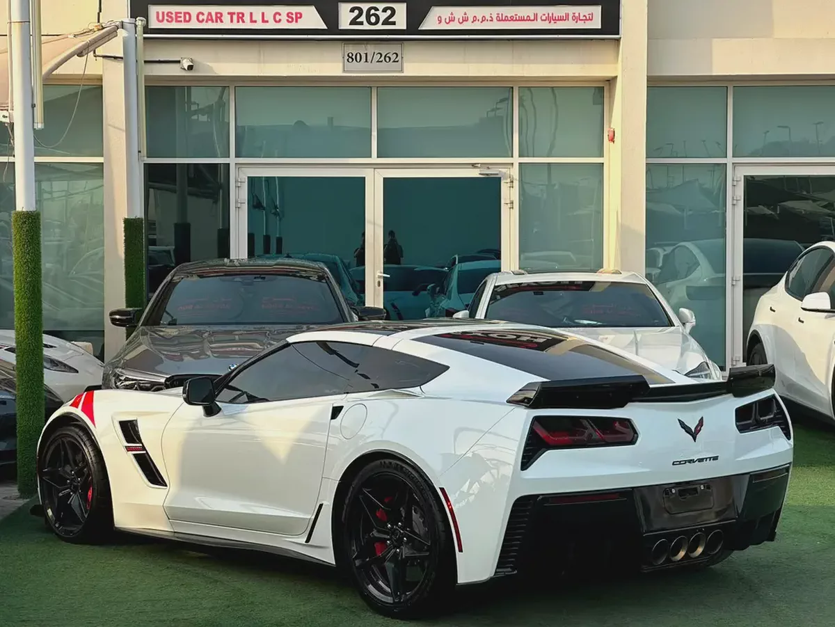 2018 Chevrolet Corvette Grand Sport 3LT | GCC Specs perfect condition-3-3