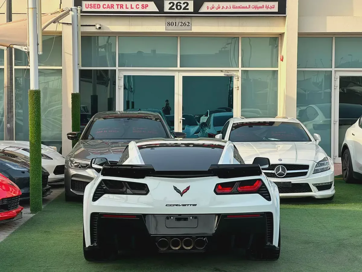 2018 Chevrolet Corvette Grand Sport 3LT | GCC Specs perfect condition-4-4