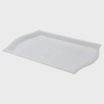 SMULA Sleek & Stylish Transparent Serving Tray - 52x35 cm for Elegant Entertaining-0