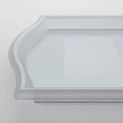 SMULA Sleek & Stylish Transparent Serving Tray - 52x35 cm for Elegant Entertaining-2
