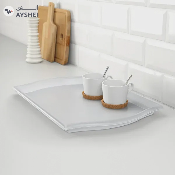 SMULA Sleek & Stylish Transparent Serving Tray - 52x35 cm for Elegant Entertaining