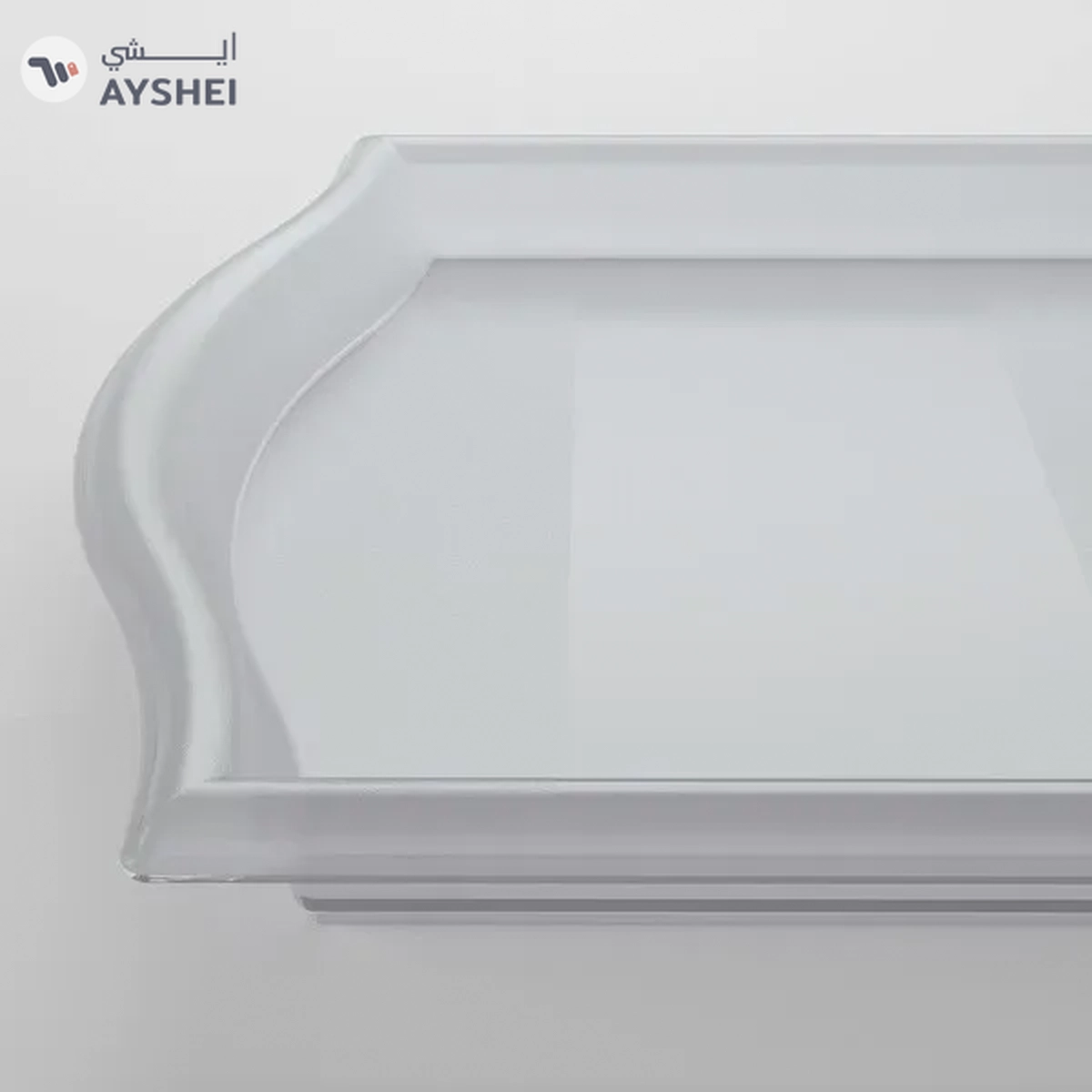 SMULA Sleek & Stylish Transparent Serving Tray - 52x35 cm for Elegant Entertaining-2-2