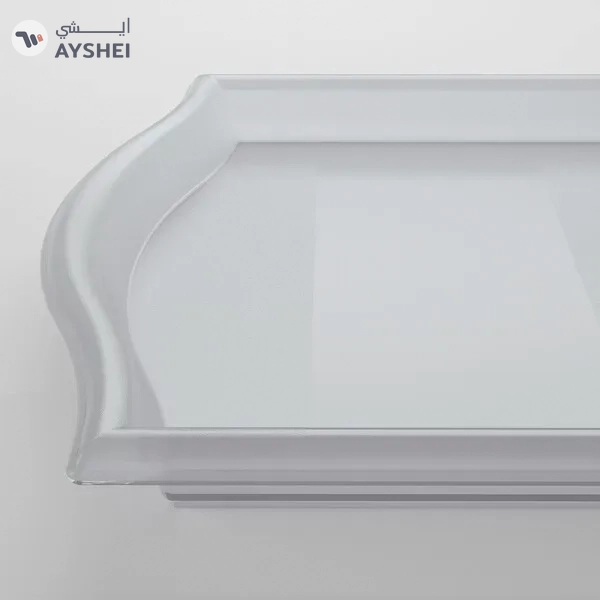 SMULA Sleek & Stylish Transparent Serving Tray - 52x35 cm for Elegant Entertaining