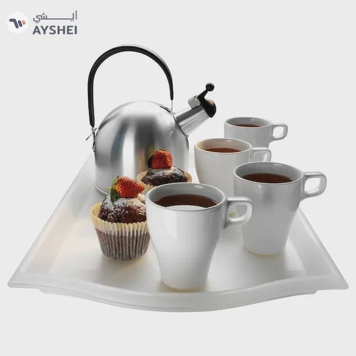 SMULA Sleek & Stylish Transparent Serving Tray - 52x35 cm for Elegant Entertaining-3-3