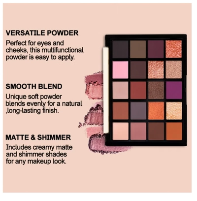 Character Shadow Gallery 20 Color Eyeshadow Palette 1-1