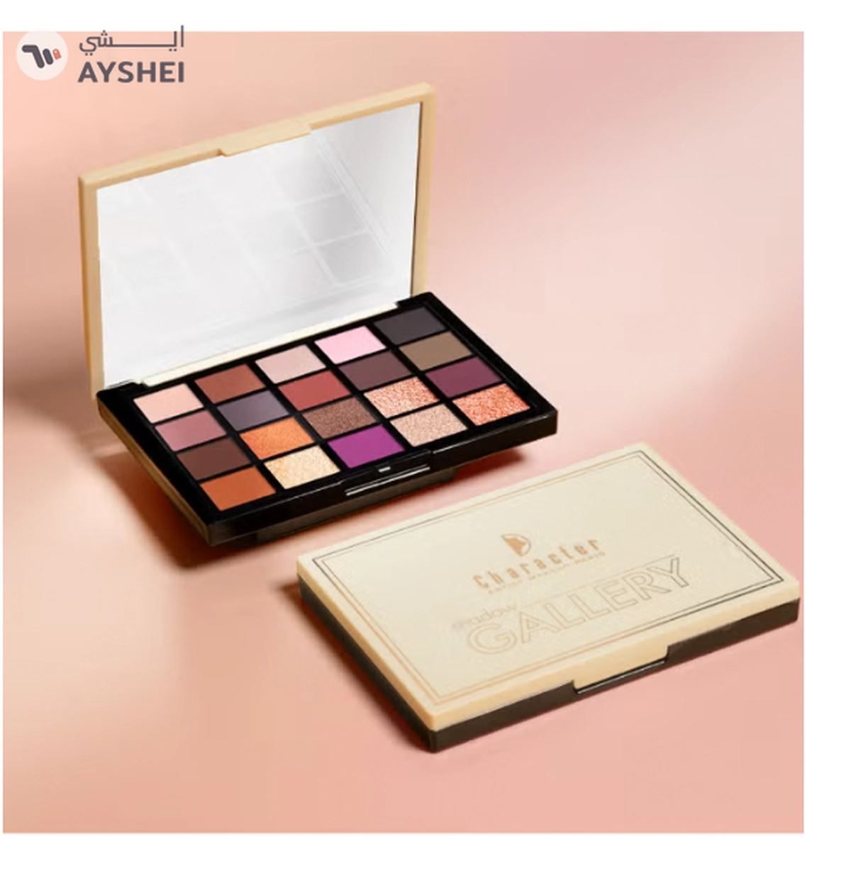 Character Shadow Gallery 20 Color Eyeshadow Palette 1-5-5