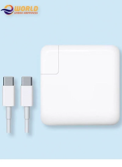 Eworld 96W USB Type-C PD Adapter Charger with Cable Compatible with Macbook Pro/Air-0