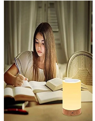 ORiTi RGB Colour Changing Touch Night Light Dimmable Warm White Nursery, Portable Cordless Lamp-4