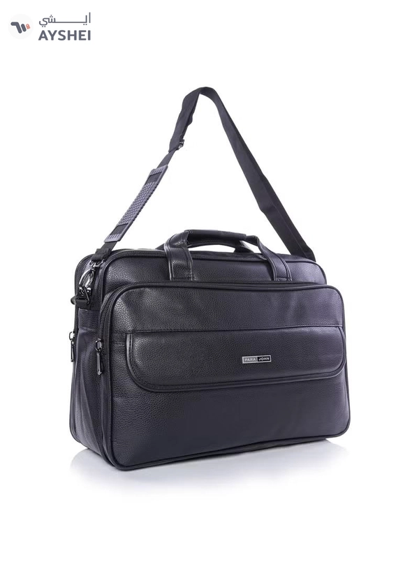 PARAJOHN Secure Business Professional Multi-Purpose Travel Laptop Bag with Hideaway Handles, Cross Shoulder Strap, Protective Padding / Office Bag, Macbook Bag