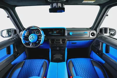 Mercedes Benz G63 AMG-2025 Facelift-Dual Tone Color-Blue Interior Leather Upgrade- Carbon Fiber-9