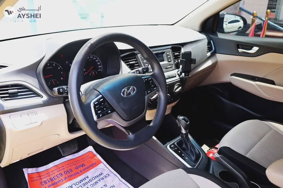 Hyundai Accent 2022 model available @ 850 monthly emi bank finance with 0 downpayment-7-7