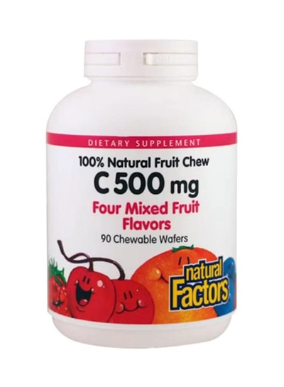 natural Factors Natural Fruit Chew - 90 Chewable Wafers-0