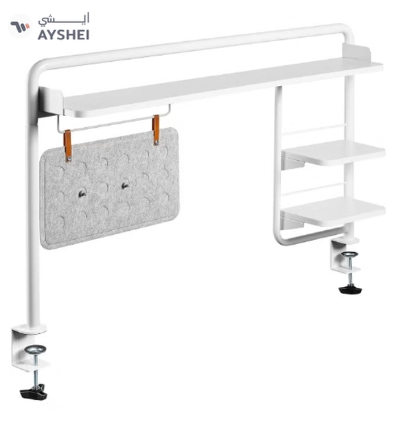 NAVODESK Navodesk NAVO Universal Clamp On Desk Shelf for Home Office, Desk Tray with C Clamp