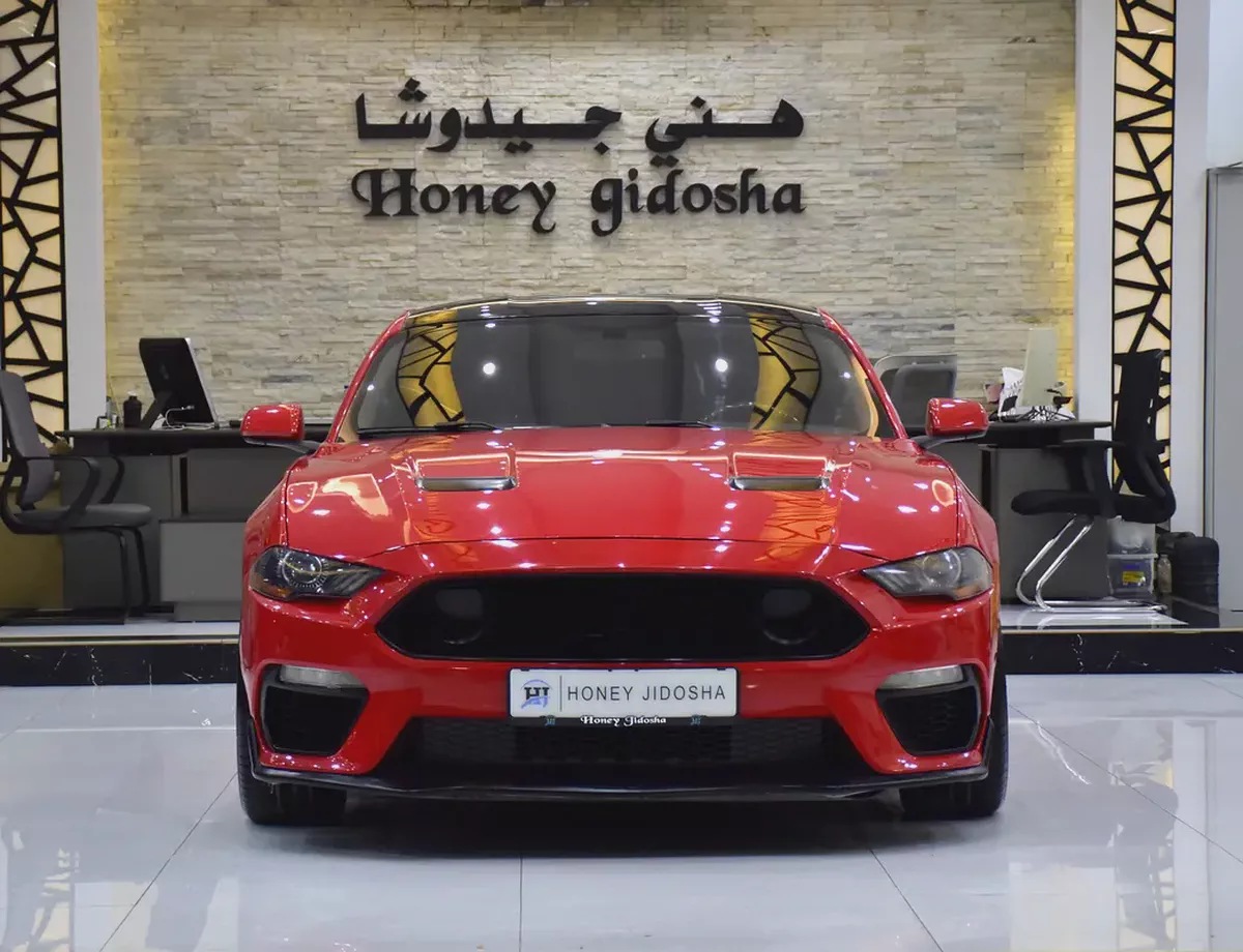AED 1,015 EMi for 5Yrs | Ford Mustang GT 5.0 ( 2019 Model ) in Red Color American Specs