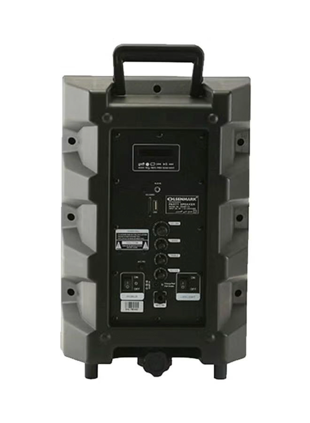 Olsenmark Rechargeable Trolley Speaker With Remote Control And Mic OMMS1178 Black-4-4