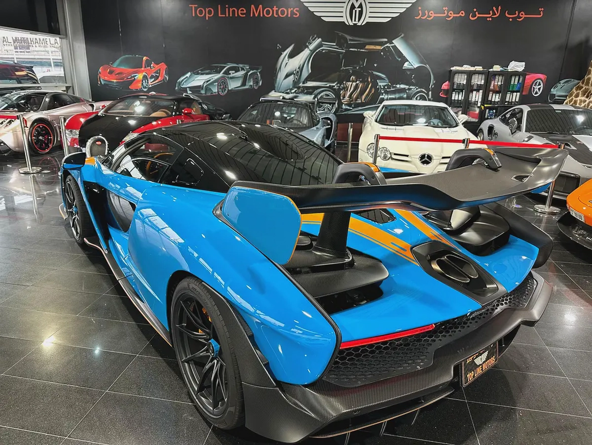 MCLAREN SENNA, GCC, UNDER DEALER WARRENTY, ORIGINAL PAINT, FULLY LOADED-12-12