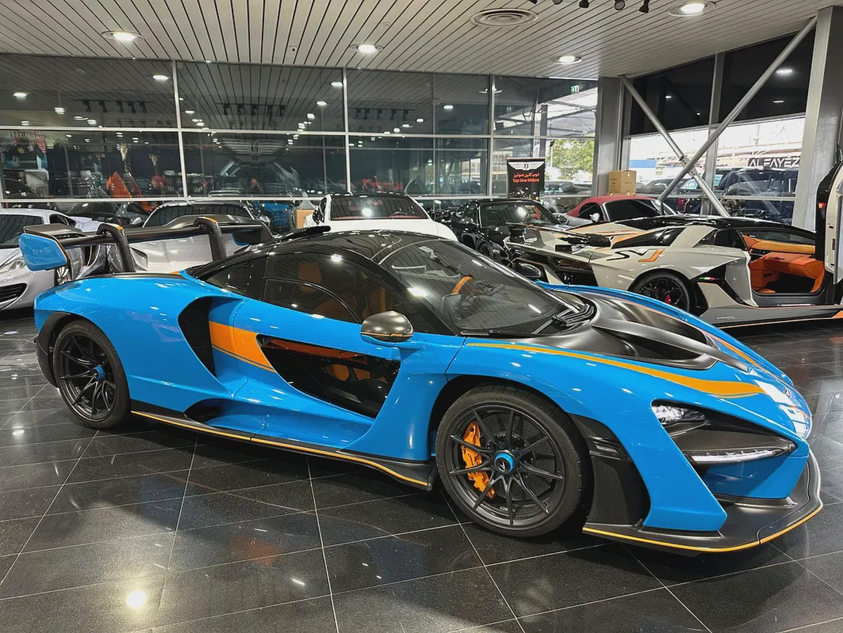 MCLAREN SENNA, GCC, UNDER DEALER WARRENTY, ORIGINAL PAINT, FULLY LOADED-5-5