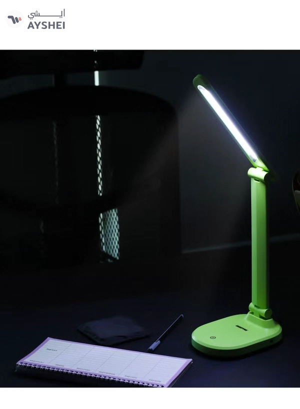Geepas GDL5573 Rechargeable LED Desk Lamp, Portable with Flexible Neck, 36 SMD LED with 6 Hours Continuous Working Dc 12V Socket Assorted Colour