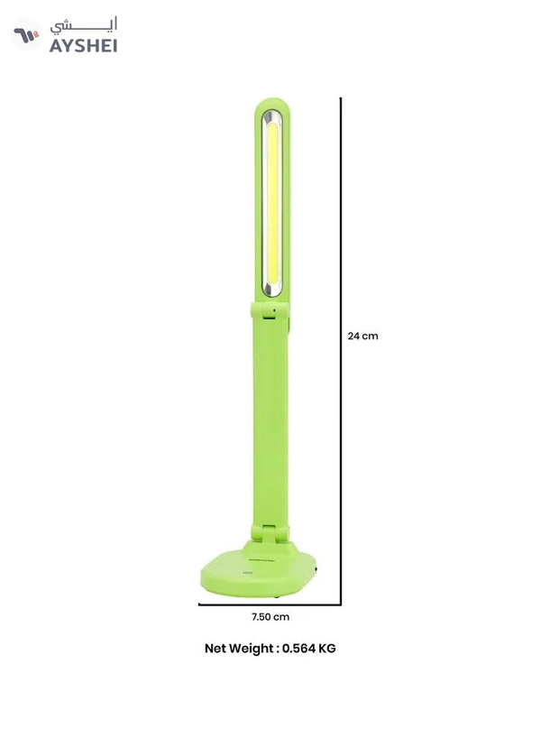 Geepas GDL5573 Rechargeable LED Desk Lamp, Portable with Flexible Neck, 36 SMD LED with 6 Hours Continuous Working Dc 12V Socket Assorted Colour