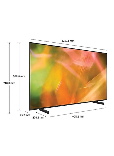 Samsung 55-Inch Crystal UHD 4K Flat Smart TV 55AU8000 / 55AU8000U Black-2