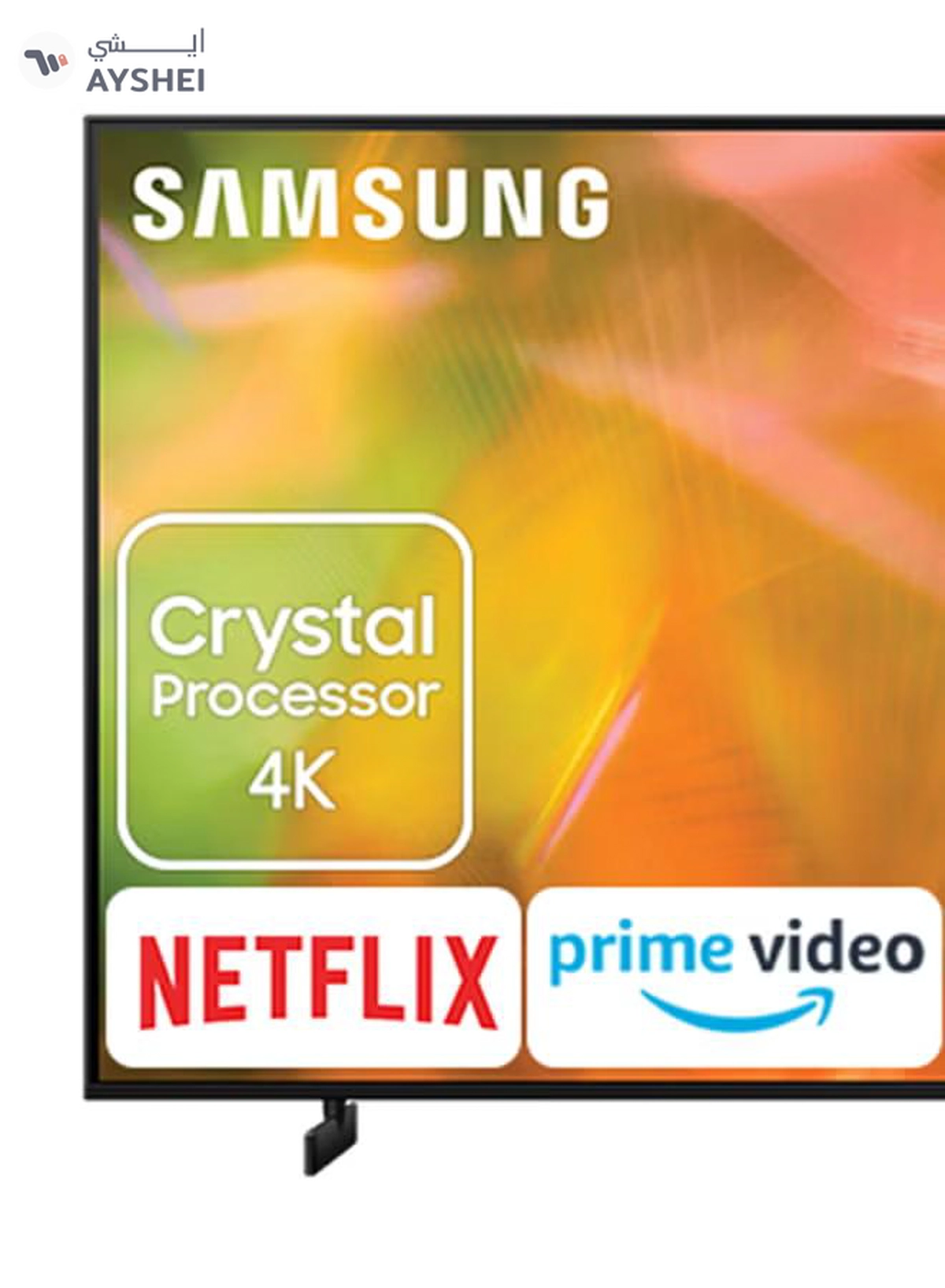 Samsung 55-Inch Crystal UHD 4K Flat Smart TV 55AU8000 / 55AU8000U Black-4-4