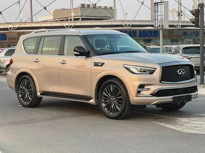 Infiniti QX80 Luxury 2021 | GCC Specs | Low Mileage | Full Service History-0
