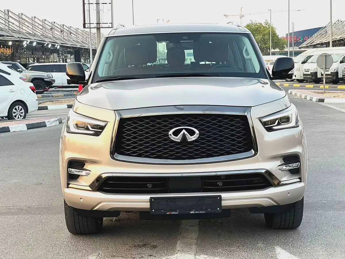 Infiniti QX80 Luxury 2021 | GCC Specs | Low Mileage | Full Service History-1-1