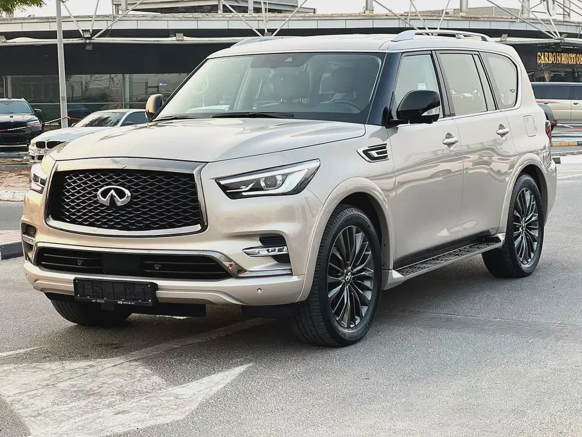 Infiniti QX80 Luxury 2021 | GCC Specs | Low Mileage | Full Service History-7-7