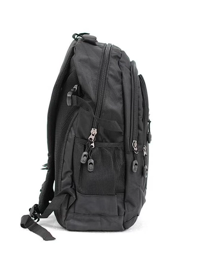 PARAJOHN Nylon Zipper Backpack 24-Inch Black-2