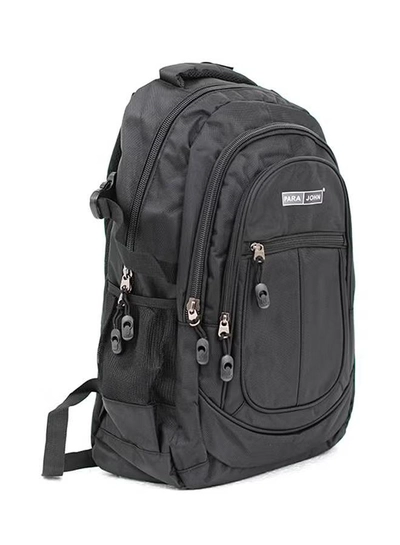 PARAJOHN Nylon Zipper Backpack 24-Inch Black-3